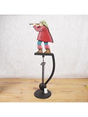 Authentic Models Metal Seal Mariner Spyglass Kinetic Blance Toy With Stand